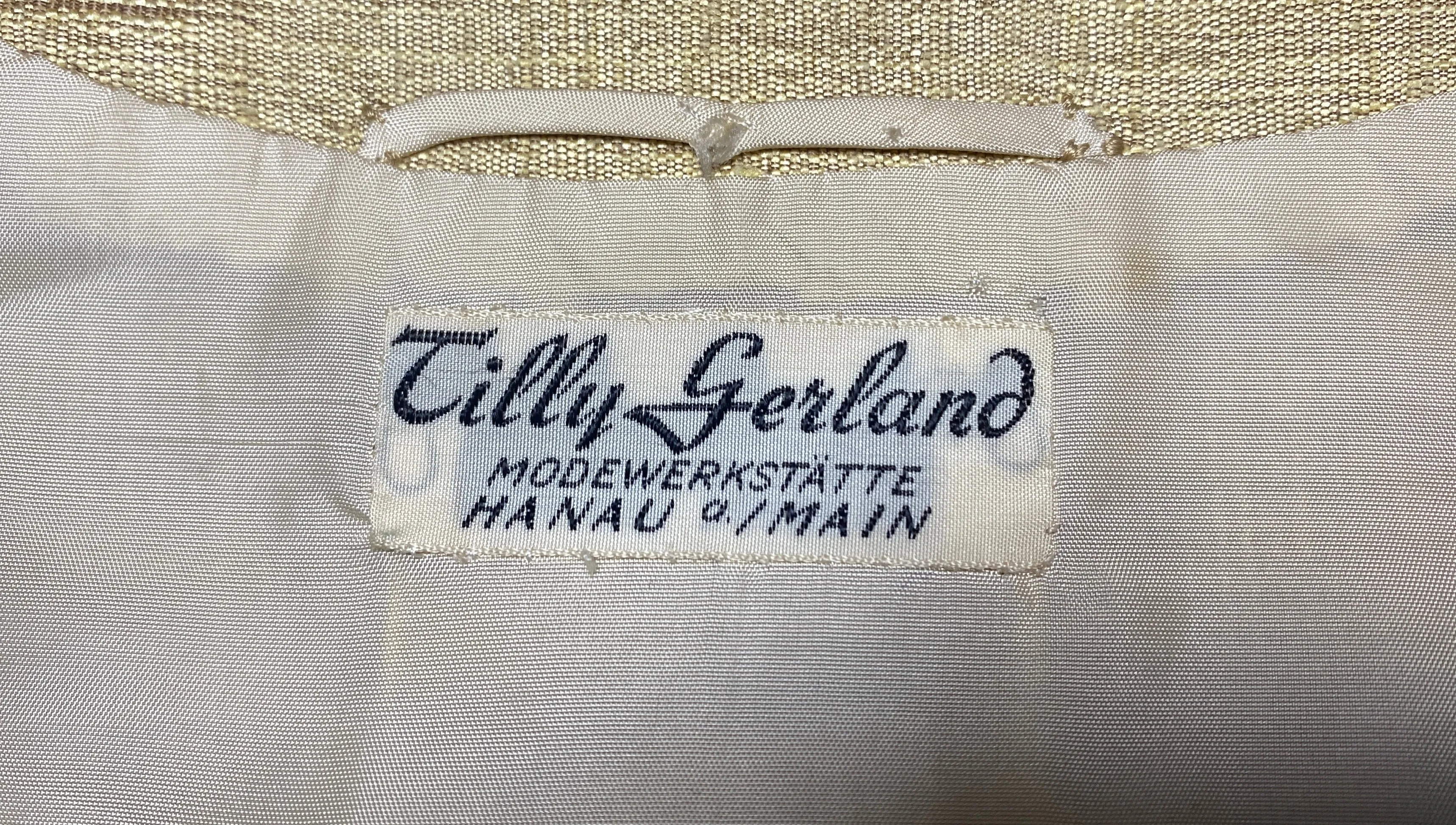 1960s Gold Silk Jacket with Frog Fastenings