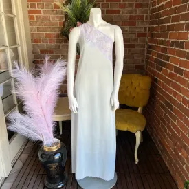 1970s One Shoulder Night Gown Deadstock