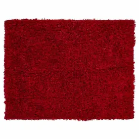 5' x 7' Comfy Shag Red Area Rug