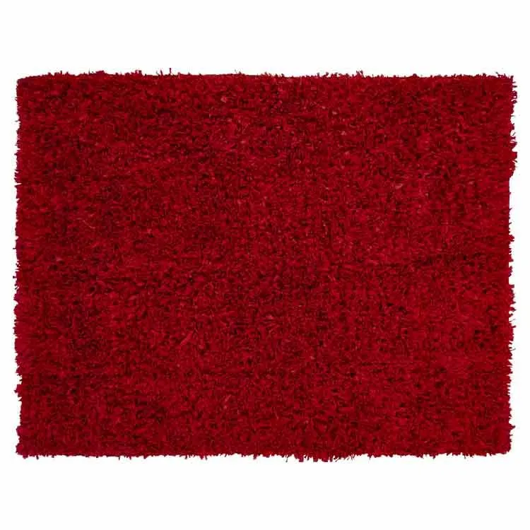 5' x 7' Comfy Shag Red Area Rug