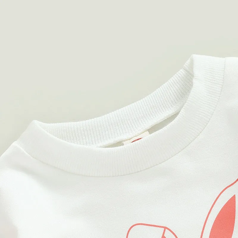 Baby Boy/Girl Bunny Letter Print Bodysuit