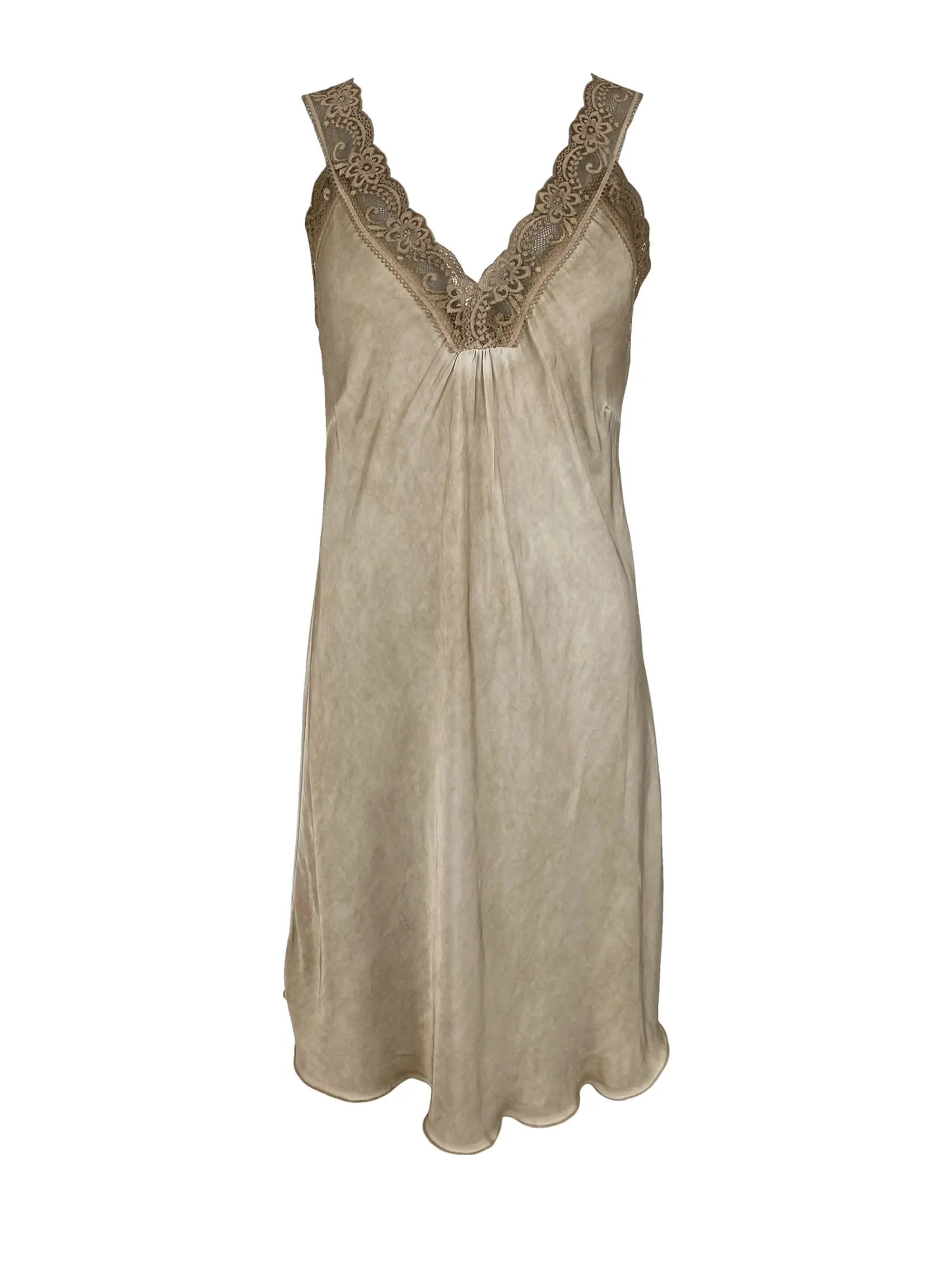 BCBEA slip dress VINTAGE DYED - Champagne