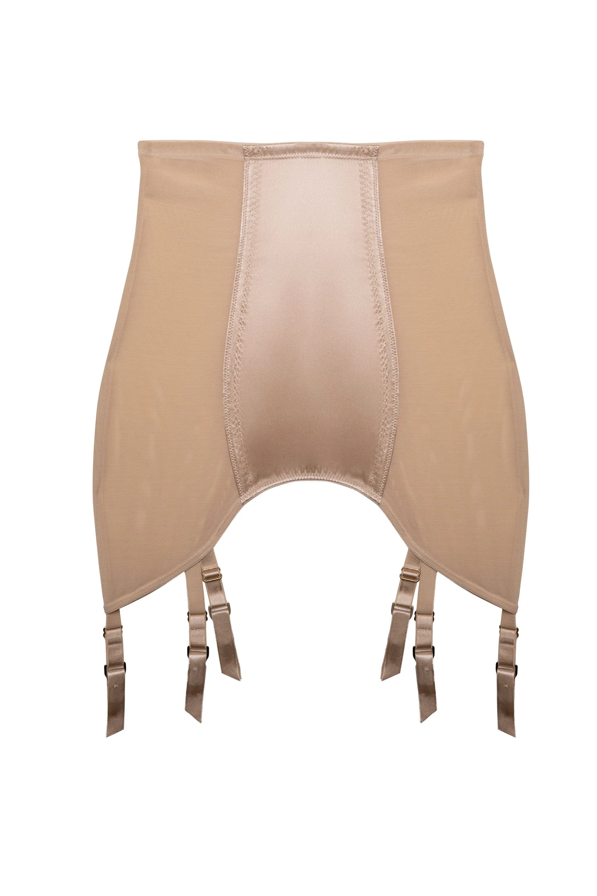 Bettie Page Champagne Satin Girdle