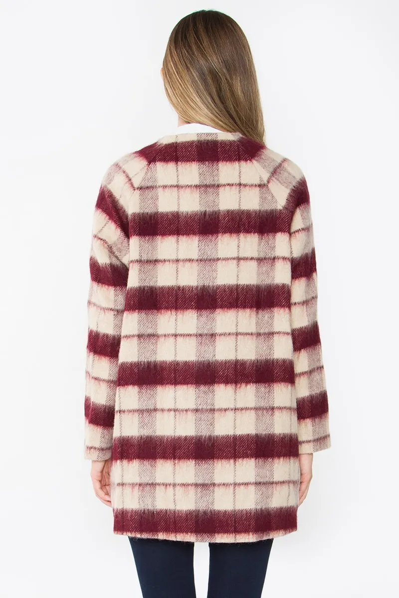 Beverly Plaid Coat