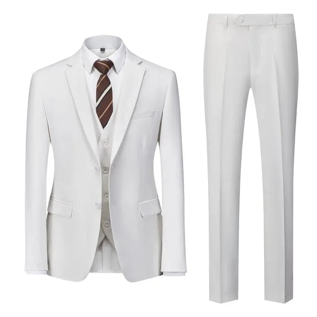 BRADLEY VIP SUITS Men's Fashion Formal Business & Special Events Wear 3 Piece (Jacket   Pants   Vest) 2 Buttons Yellow Suit Set