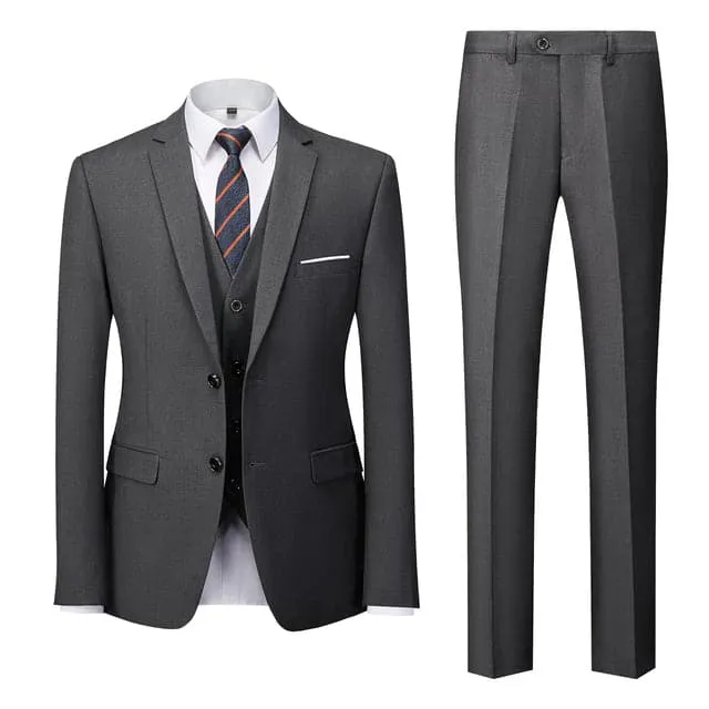 BRADLEY VIP SUITS Men's Fashion Formal Business & Special Events Wear 3 Piece (Jacket   Pants   Vest) 2 Buttons Yellow Suit Set