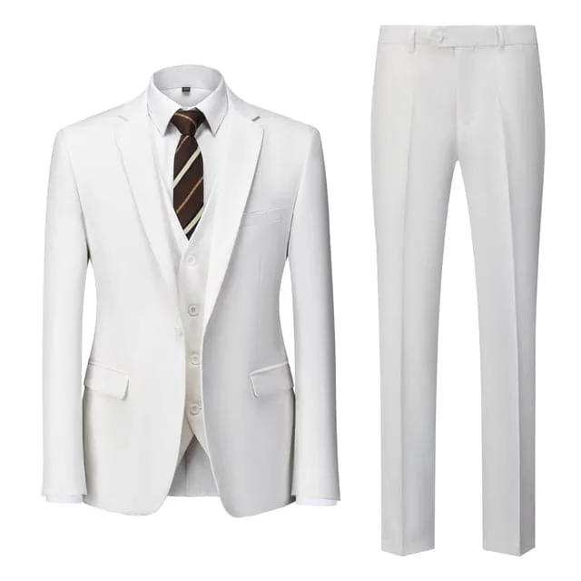 BRADLEY VIP SUITS Men's Fashion Formal Business & Special Events Wear 3 Piece (Jacket   Pants   Vest) 2 Buttons Yellow Suit Set