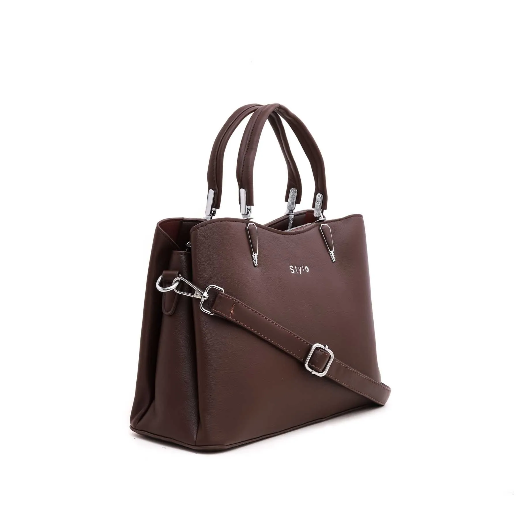 Brown Formal Hand Bag P35968