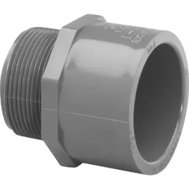 Charlotte Pipe 1 In. Schedule 80 Male PVC Adapter
