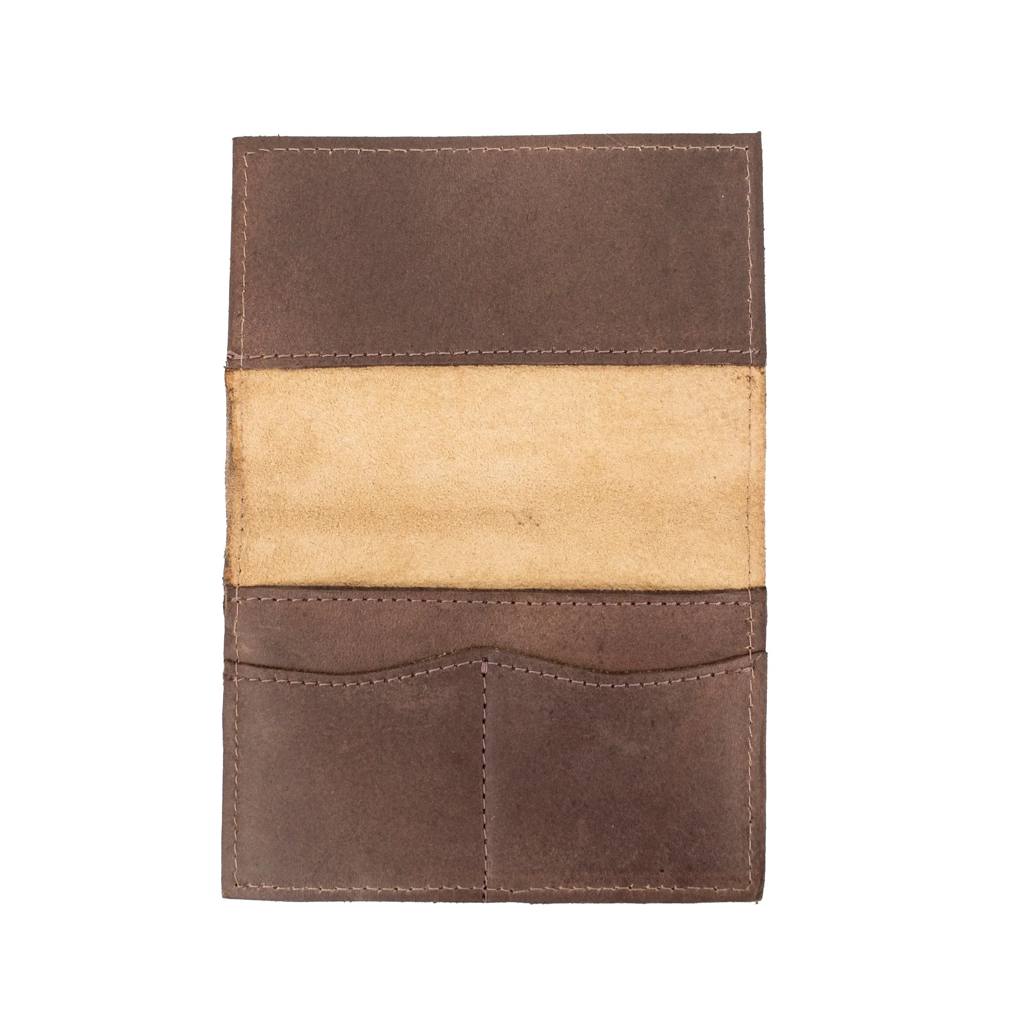 Classic Travel Passport Holder - Dark Brown