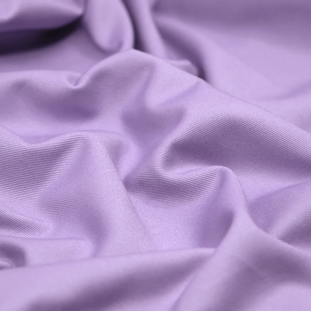 Crisp Cotton Chino Twill - Lavender