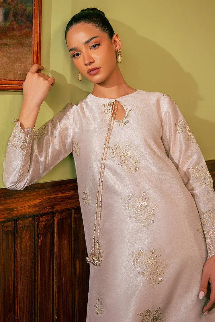 Cross Stitch - Embroidered Chiffon Collection - Misty Dove