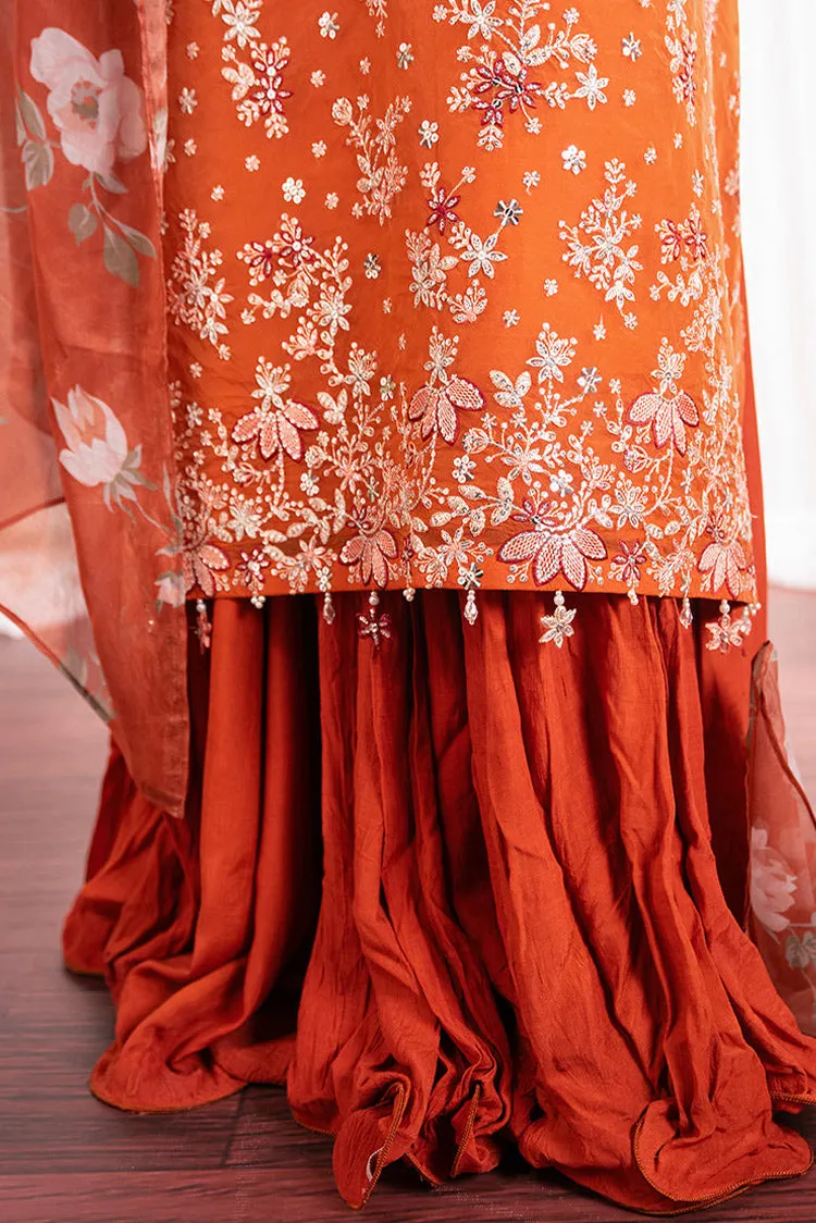 Cross Stitch - Luxe Atelier Unstitched Collection - Apricot Dusk