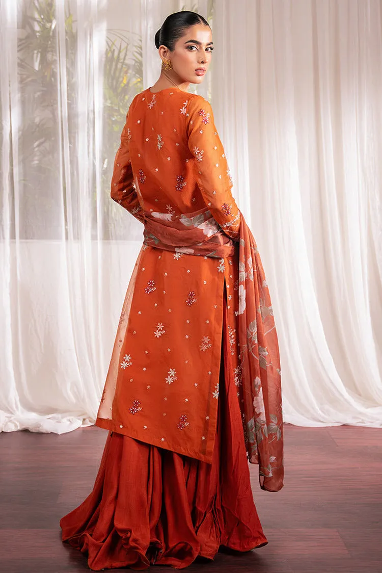 Cross Stitch - Luxe Atelier Unstitched Collection - Apricot Dusk