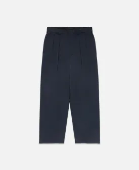 Double Pleat Chino Pants (Navy)