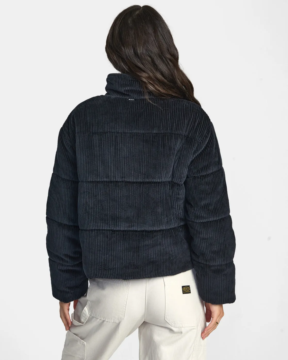 Eezeh Corduroy Puffer Jacket - RVCA Black