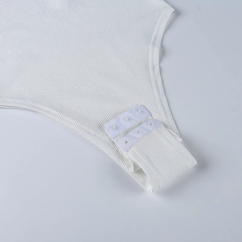 Halter Neck Short Sport Bodysuit for Casual Yoga