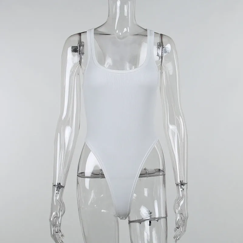 Halter Neck Short Sport Bodysuit for Casual Yoga