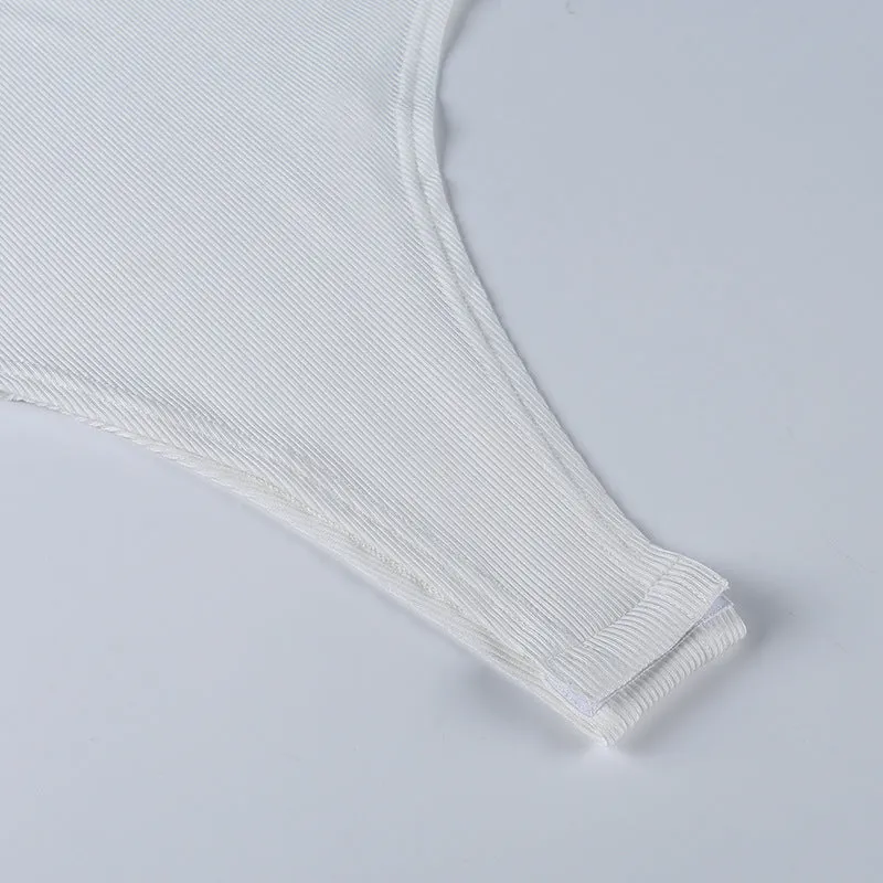 Halter Neck Short Sport Bodysuit for Casual Yoga