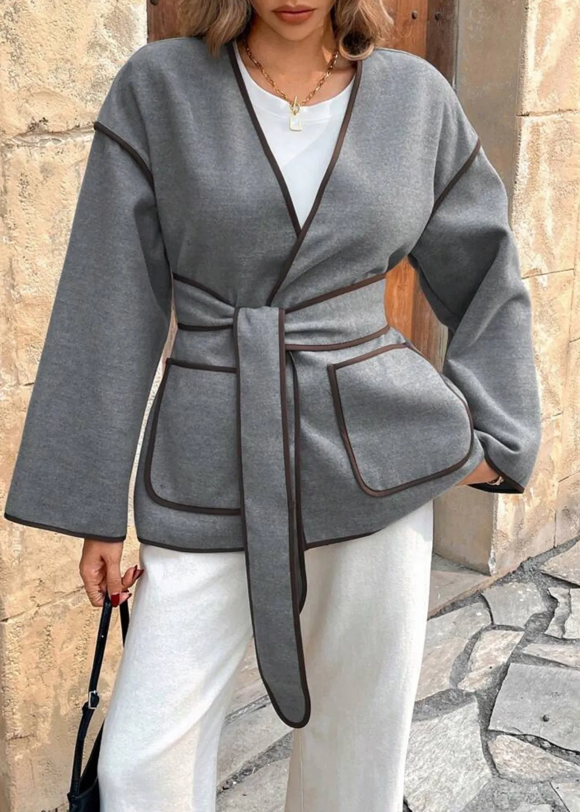 Iva Belted Wool Coat