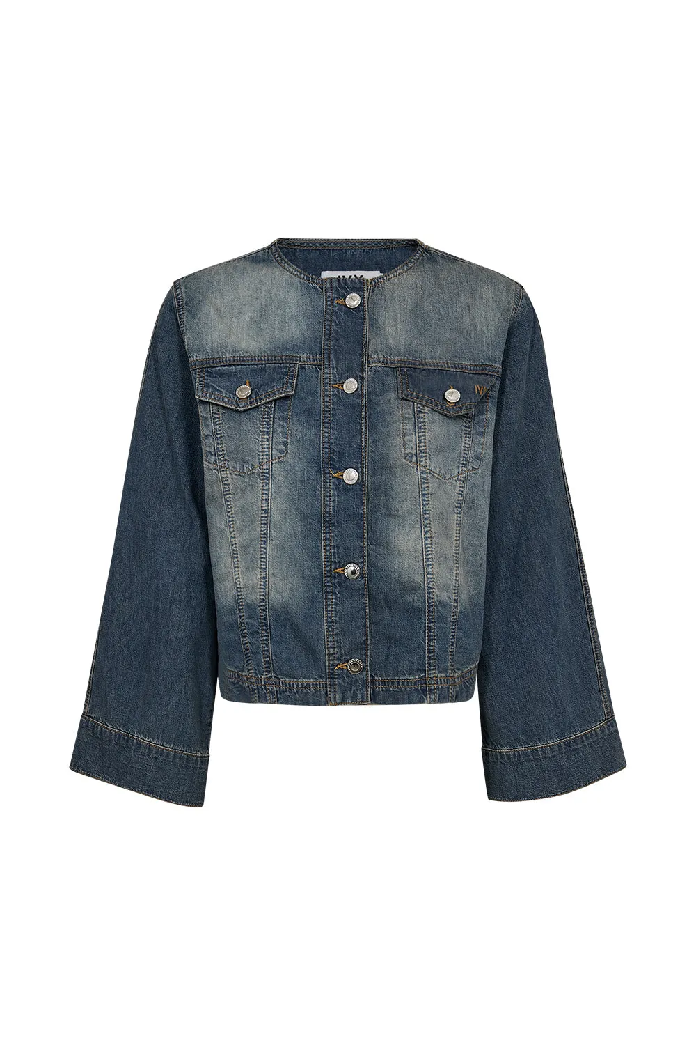 IVY-Jazz Cropped Denim Jacket Wash Melilla