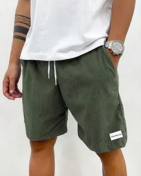 Jett - Ribbed Drawstring Shorts