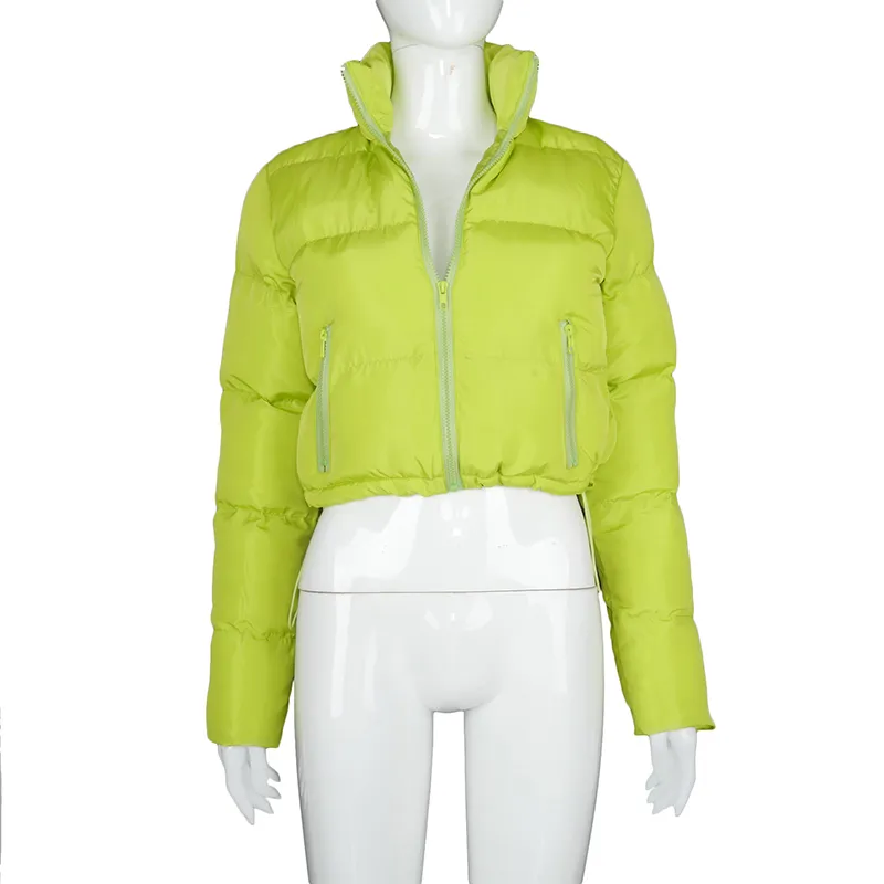Ladies Crop Puffer Jacket