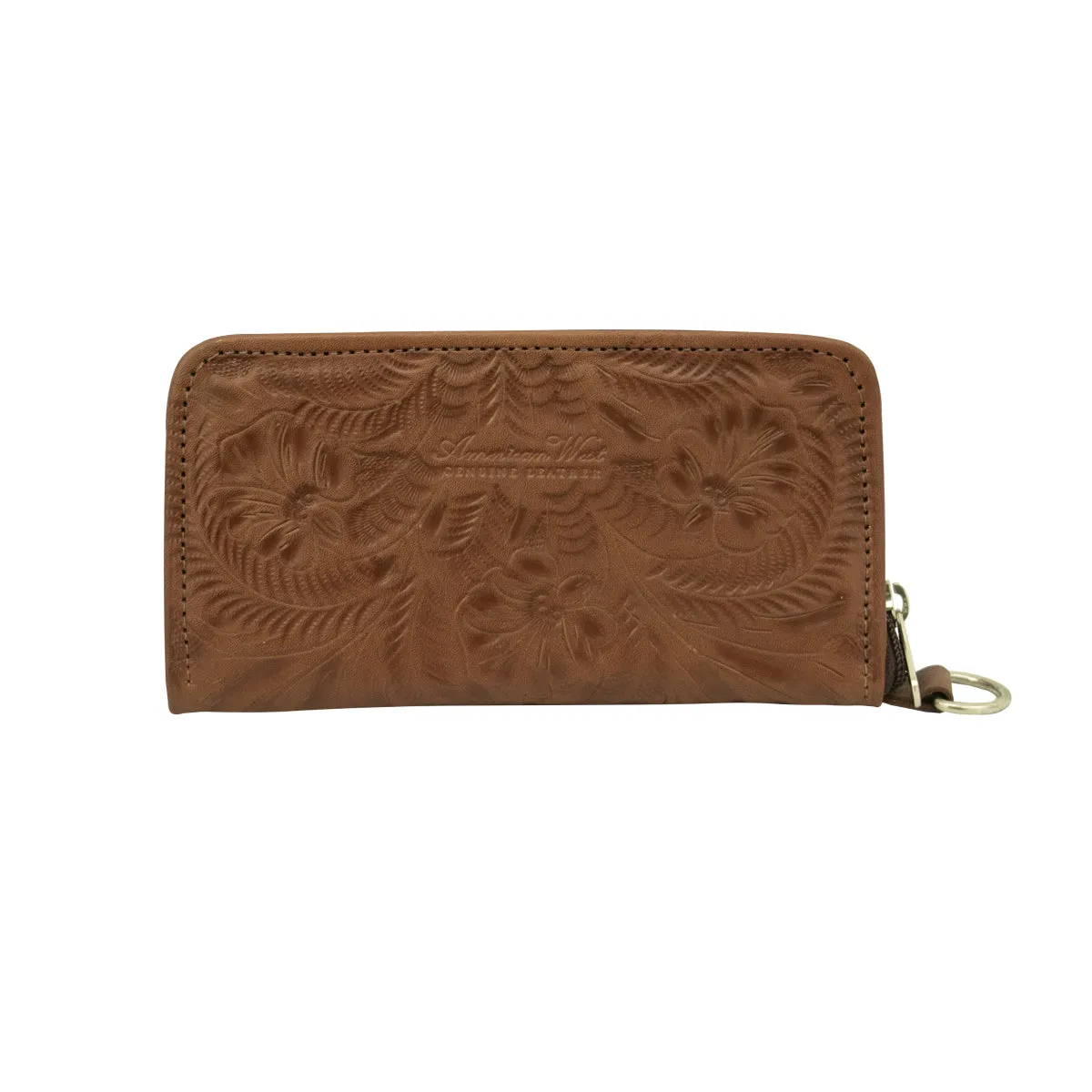 Ladies' Zip-Around Wallets - Antique Brown