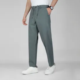 Lightweight TENCEL-Cotton Trousers -   DARK OLIVE
