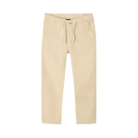 Linen Pants with Drawstring - Biscuit by Mayoral