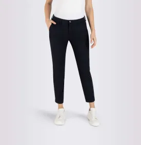 MAC WOMEN'S TURN UP CHINO - POWER DARK BLUE