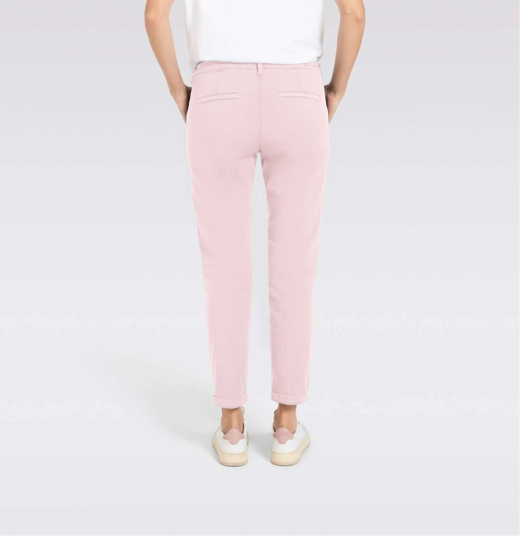 MAC WOMEN'S TURN UP CHINO - SOFT PINK