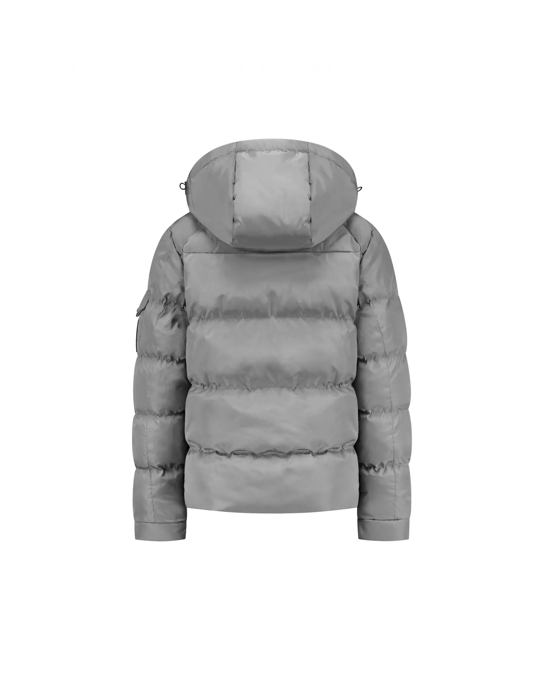 Malelions Junior Patch Puffer Jacket | Grey