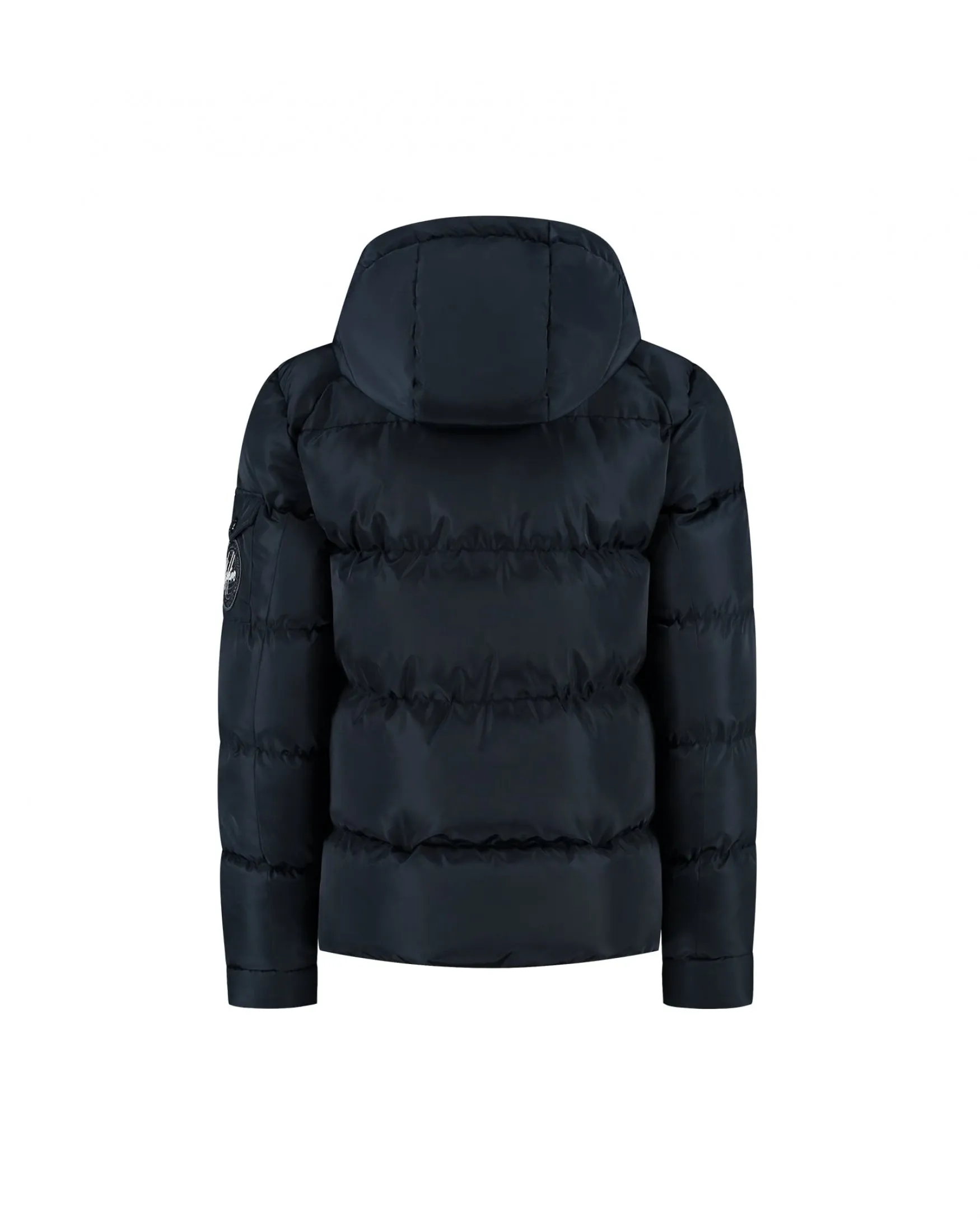 Malelions Junior Patch Puffer Jacket | Navy