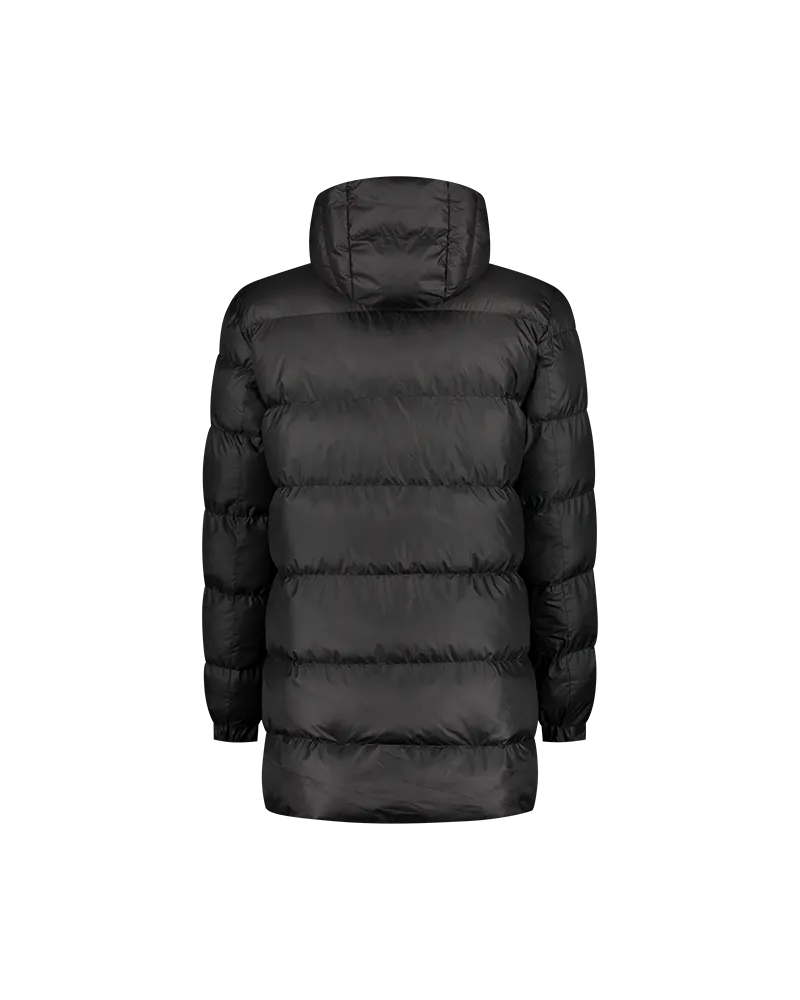 Malelions Men Long Puffer Jacket | Black
