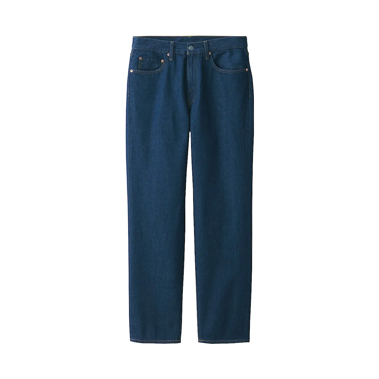 Men's Denim Regular Pants Blue (L 32inch / 82cm)