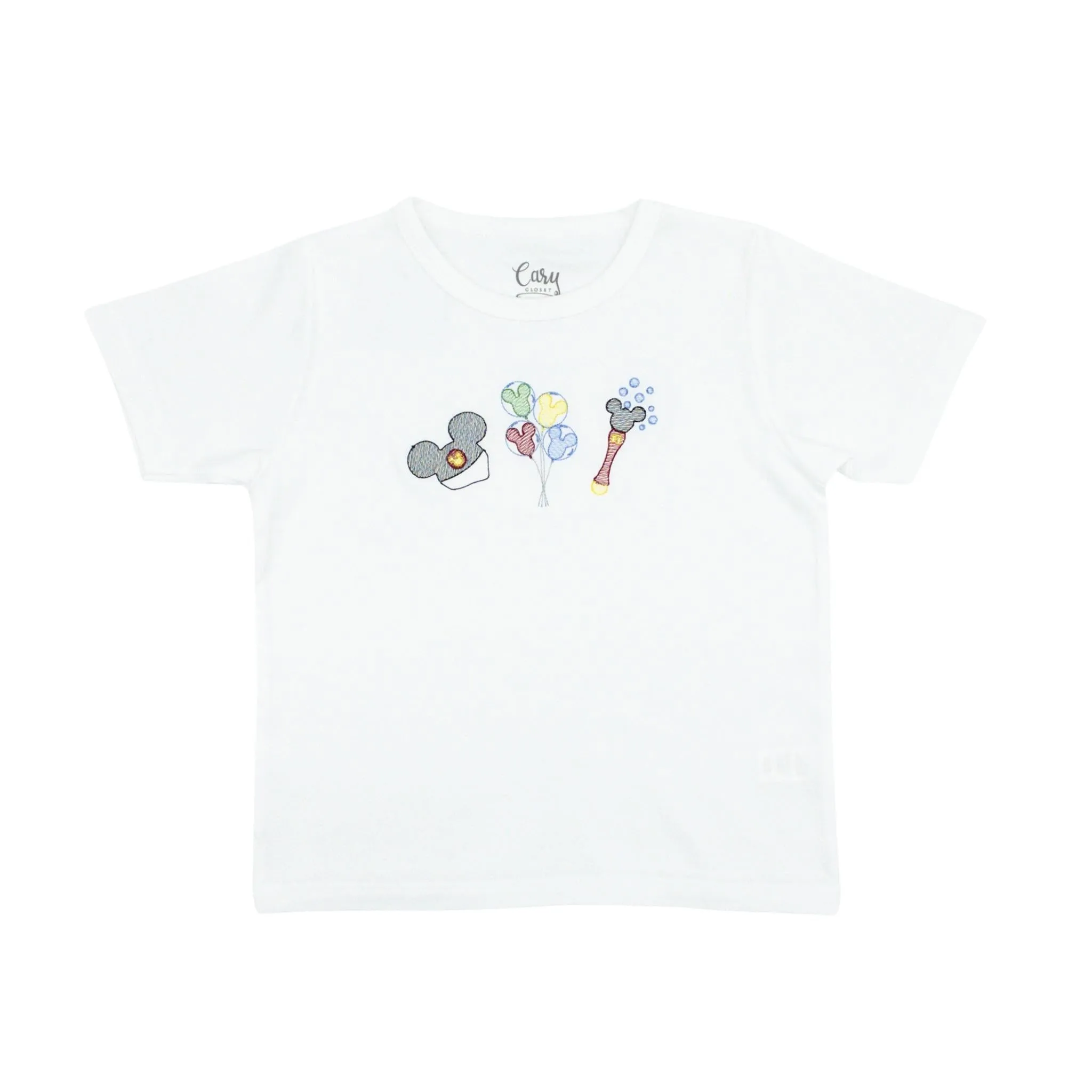Mouse Souvenir Trio Monogram Design