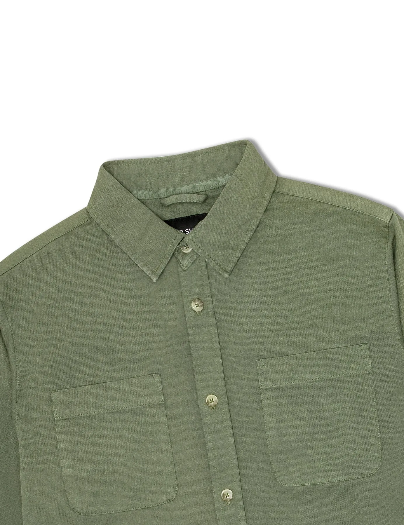 MR SIMPLE York Shirt LS army