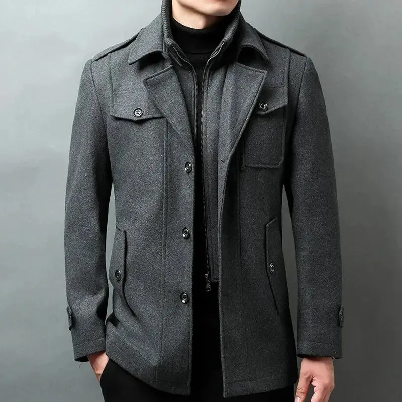 Old Money Two-Piece Winter Coat - Cross & Crown
