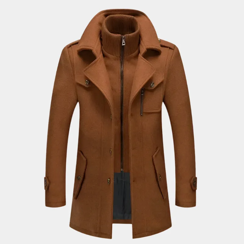 Old Money Two-Piece Winter Coat - Cross & Crown