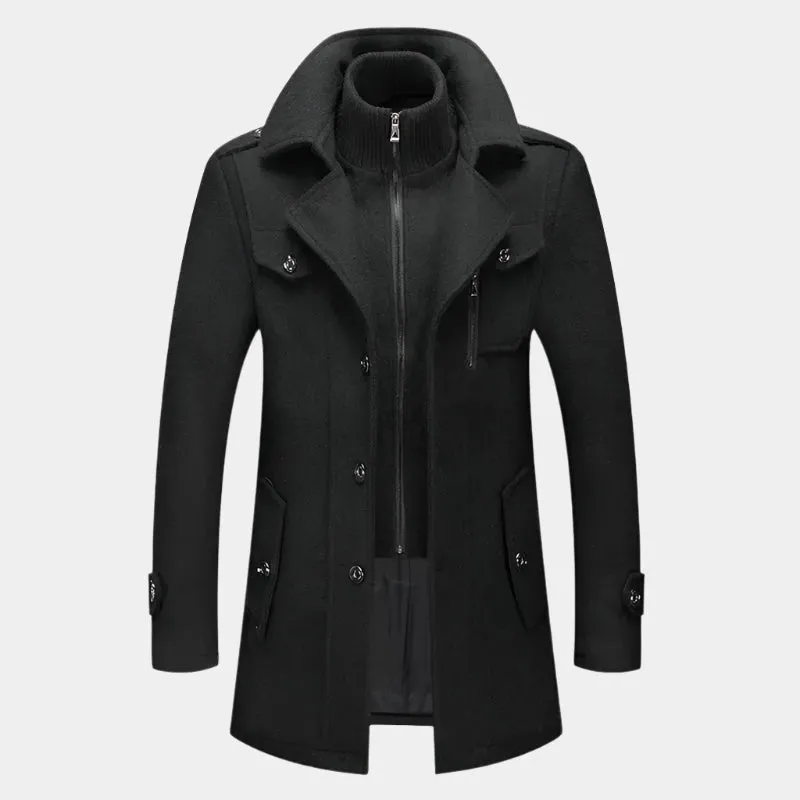Old Money Two-Piece Winter Coat - Cross & Crown
