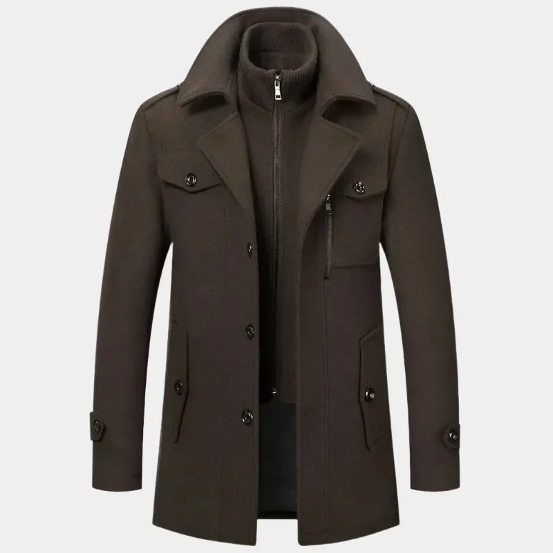 Old Money Two-Piece Winter Coat - Cross & Crown