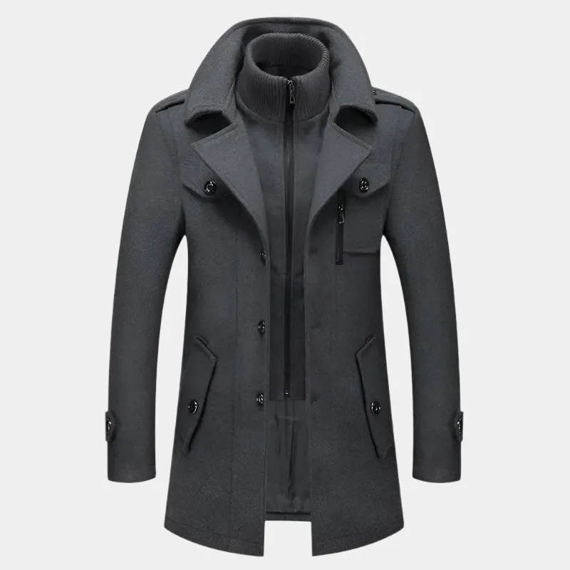 Old Money Two-Piece Winter Coat - Cross & Crown