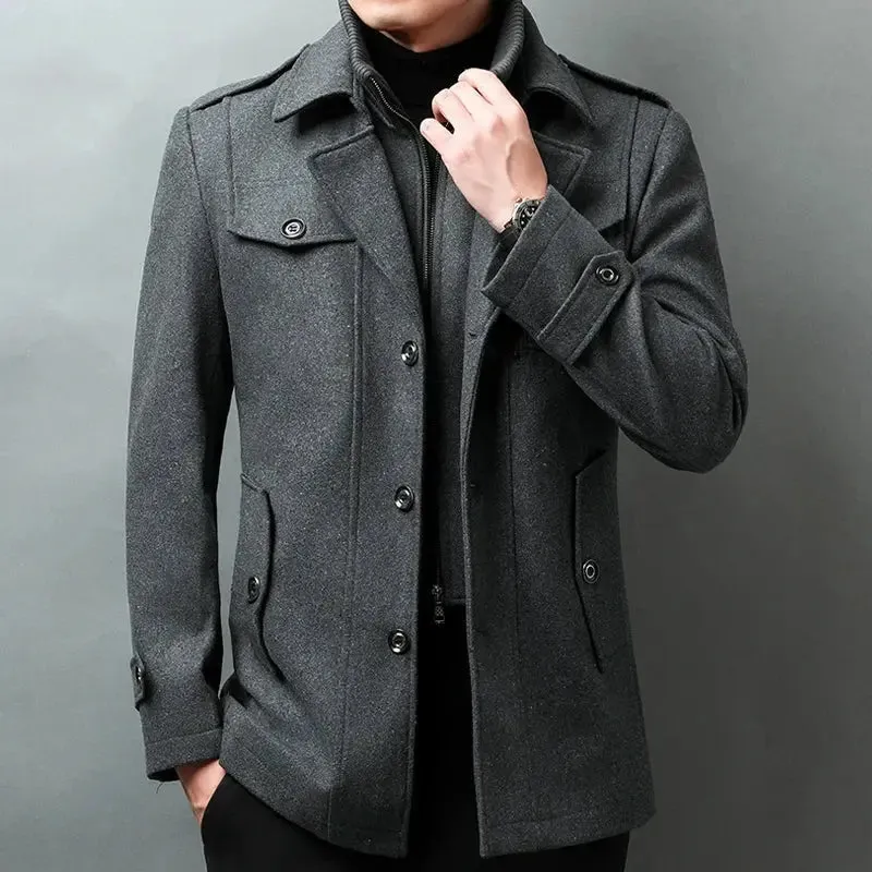 Old Money Two-Piece Winter Coat - Cross & Crown