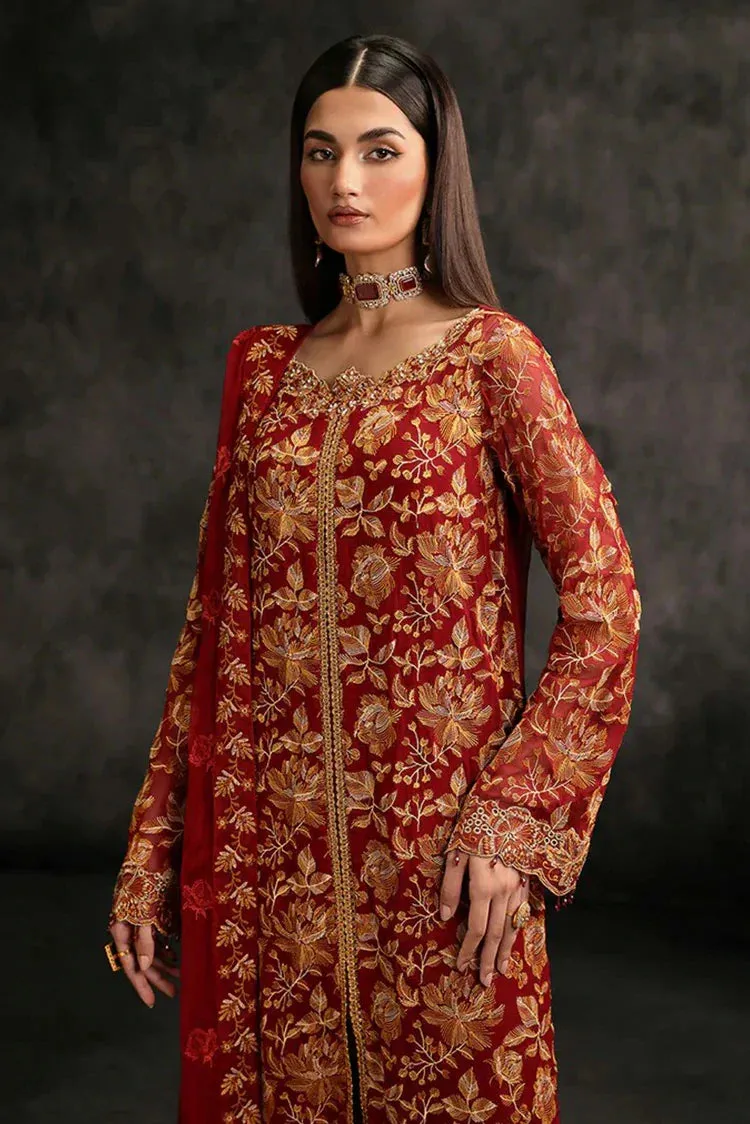 Rajbari - Sage Formal Edit - 07 Rouge - Unstitched