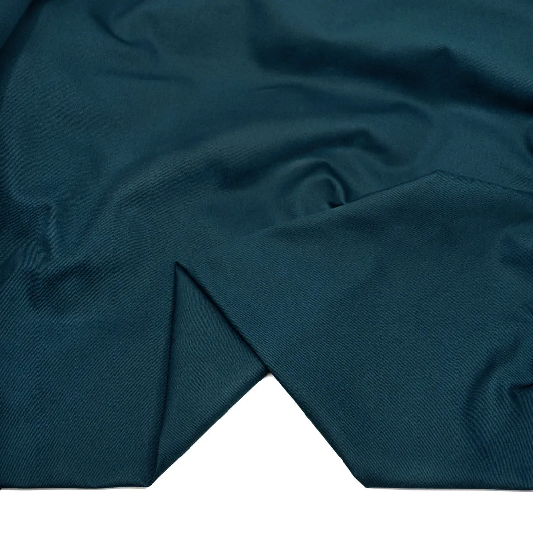 Remnant - 1m - Crisp Cotton Chino Twill - Lagoon