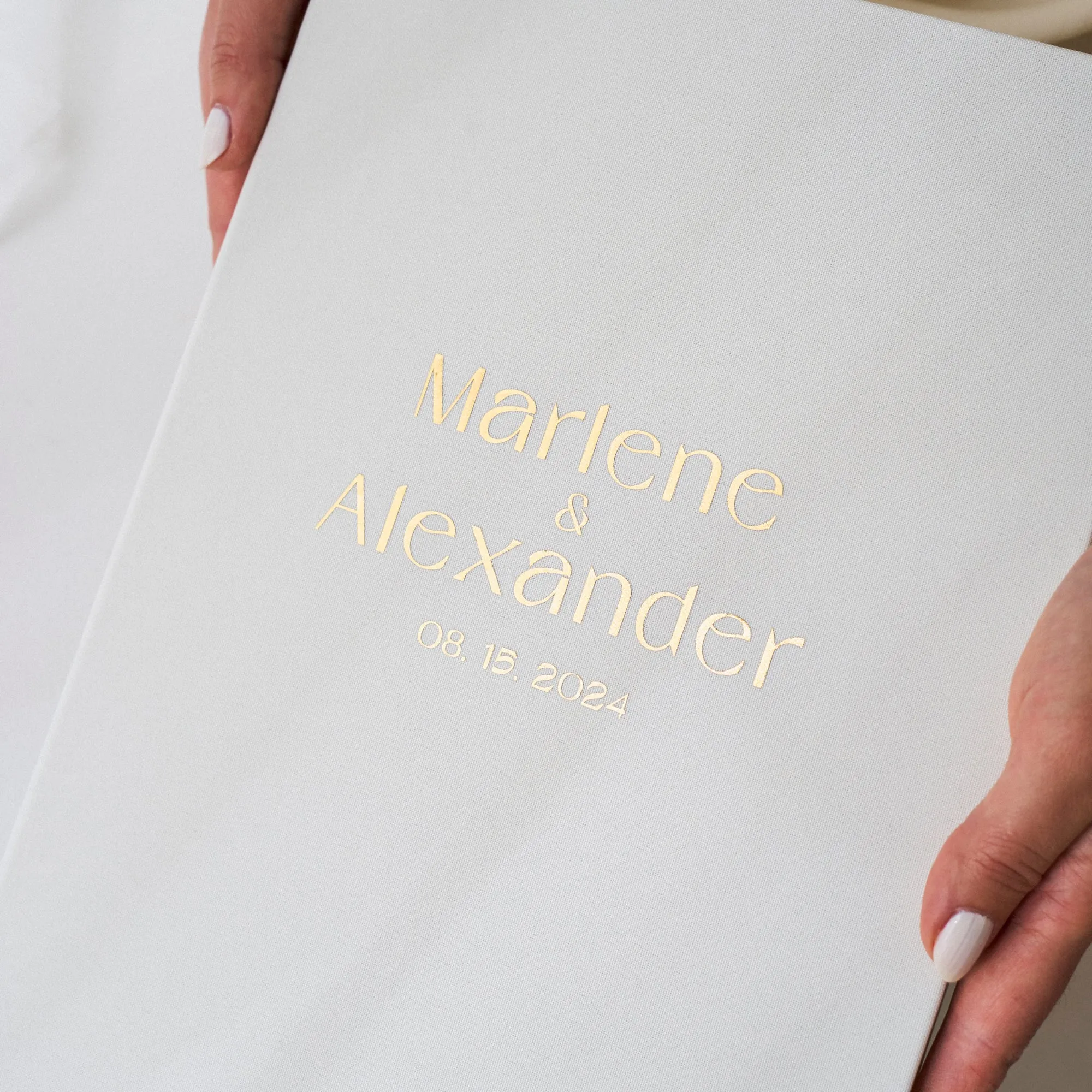 Silky White   Real Gold | Guest Book