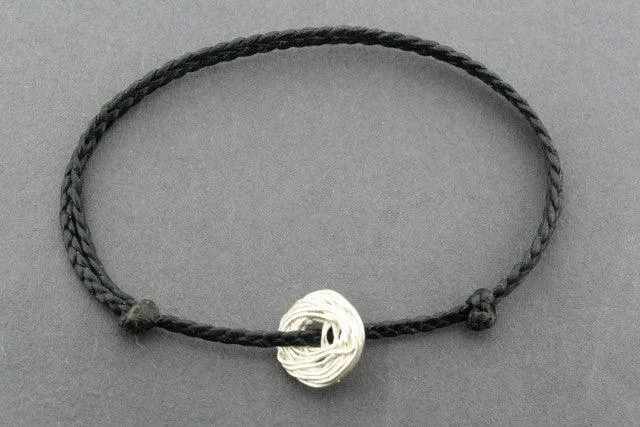slip knot bracelet - nest - black