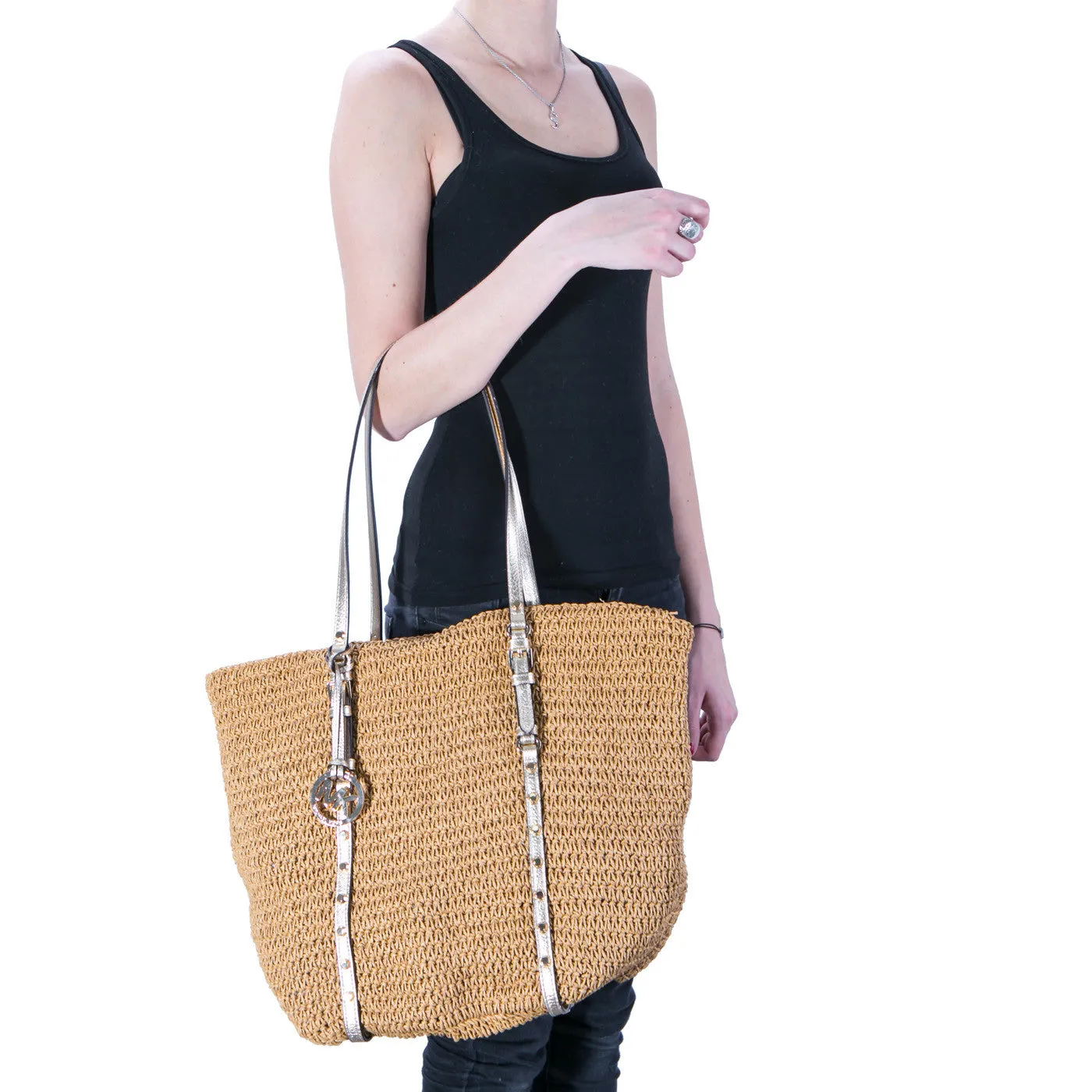 Studded Straw / LG Shopper