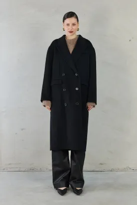 Teresa Wool Coat - Black